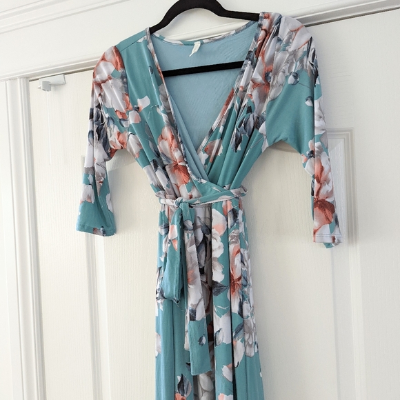 Pink blush maternity dress - Picture 4 of 4